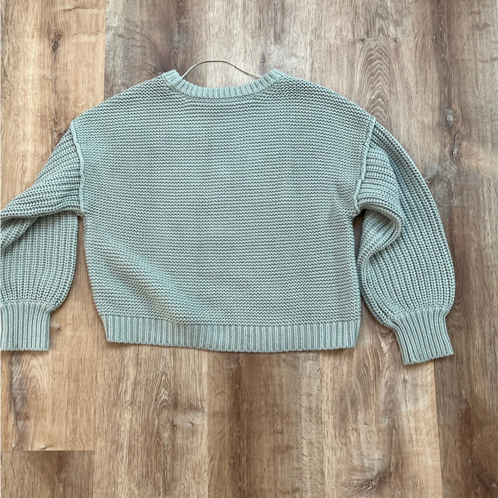 Free People Dream Cable Crew Pull Over Sweater // Small - Picture 6 of 10